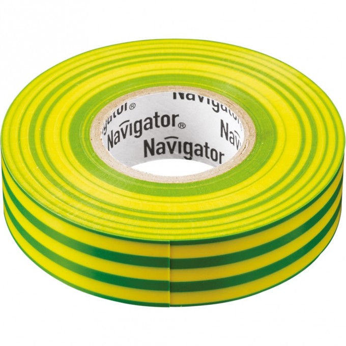 Электроизоляционная лента NAVIGATOR серии NIT NIT-A19-20/YG JELTO-ZELENAYA Электроизоляционная лента NAVIGATOR серии NIT NIT-A19-20/YG JELTO-ZELENAYA