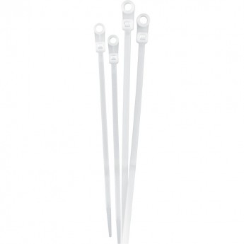 Кабельные нейлоновые стяжки под винт NAVIGATOR серии NCT-036/043 NCT-043-200-100-WH 100 шт/упак