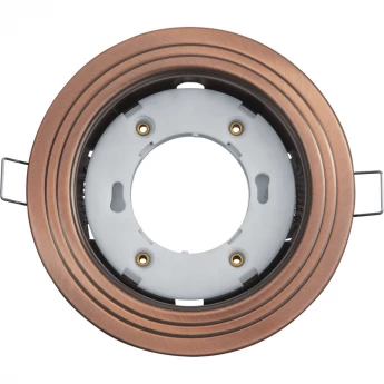 Встраиваемый декоративный поворотный светильник NAVIGATOR серия NGX-R6-006-GX53 2 кольца черная медь Встраиваемый декоративный поворотный светильник NAVIGATOR серия NGX-R6-006-GX53 2 кольца черная медь
