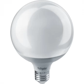 Светодиодная лампа NAVIGATOR серии NLL-G120-18-230-2.7K-E27 «шар» Светодиодная лампа NAVIGATOR серии NLL-G120-18-230-2.7K-E27 «шар»