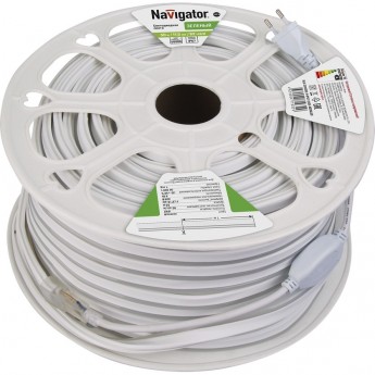Светодиодная лента NAVIGATOR серии NLS-2835G92-9-IP67-220V-NEONLED R20