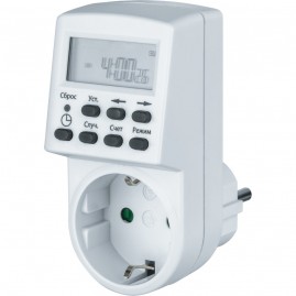 Розеточный таймер NAVIGATOR серии NTR-E-S01-WH