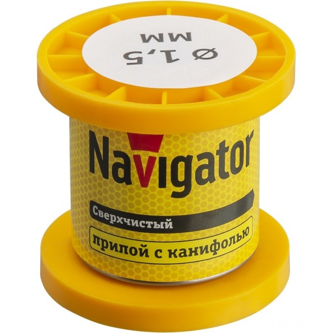 Припой с канифолью NAVIGATOR (POS-63, KATYSHKA, 1.5 MM, 50 GR) NEM-Pos02-63K-1.5-K50 Припой с канифолью NAVIGATOR (POS-63, KATYSHKA, 1.5 MM, 50 GR) NEM-Pos02-63K-1.5-K50