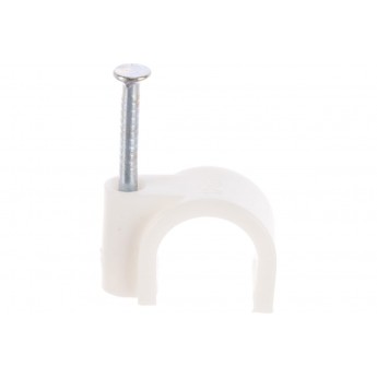 Скоба NAVIGATOR 12мм круглая пластиковая (50шт)