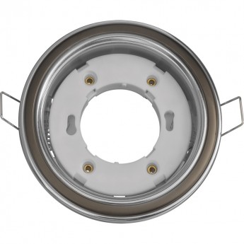 Встраиваемый декоративный светильник NAVIGATOR серии NGX NGX-R10-004-GX53 кольцо, серебро-черный хром