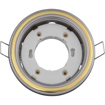 Встраиваемый декоративный светильник NAVIGATOR серии NGX NGX-R10-003-GX53 кольцо, серебро-золото