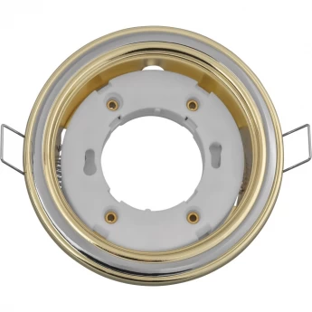 Встраиваемый декоративный светильник NAVIGATOR серии NGX NGX-R10-002-GX53 кольцо, золото-хром Встраиваемый декоративный светильник NAVIGATOR серии NGX NGX-R10-002-GX53 кольцо, золото-хром