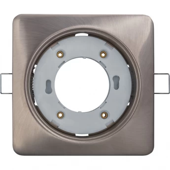Встраиваемый декоративный поворотный светильник NAVIGATOR серии NGX NGX-S2-004-GX53 квадрат, сатин-хром Встраиваемый декоративный поворотный светильник NAVIGATOR серии NGX NGX-S2-004-GX53 квадрат, сатин-хром
