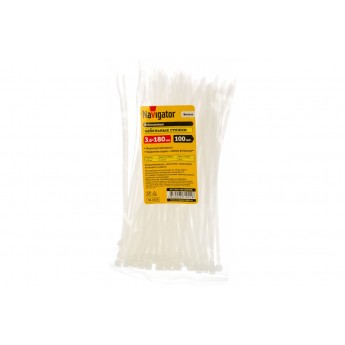 Хомут NAVIGATOR 180х3.6мм нейлон (100шт)